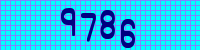 Blue Captcha Image