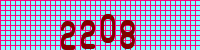 Blue Captcha Image