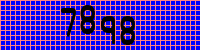 Blue Captcha Image