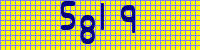 Blue Captcha Image