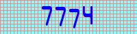 Blue Captcha Image