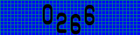Blue Captcha Image