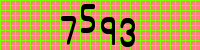 Blue Captcha Image