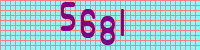 Blue Captcha Image