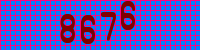 Blue Captcha Image