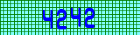 Blue Captcha Image