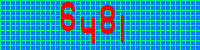 Blue Captcha Image