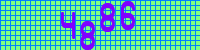 Blue Captcha Image
