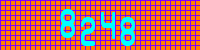 Blue Captcha Image
