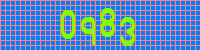 Blue Captcha Image
