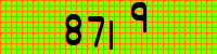 Blue Captcha Image