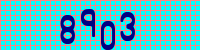Blue Captcha Image