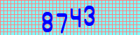 Blue Captcha Image