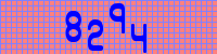 Blue Captcha Image