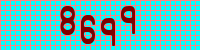 Blue Captcha Image