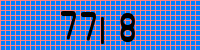 Blue Captcha Image