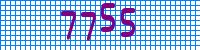 Blue Captcha Image