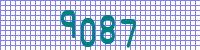 Blue Captcha Image