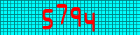 Blue Captcha Image