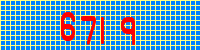Blue Captcha Image