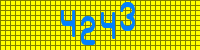 Blue Captcha Image