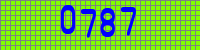 Blue Captcha Image