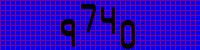 Blue Captcha Image
