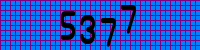 Blue Captcha Image