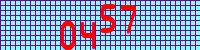 Blue Captcha Image