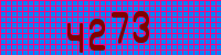 Blue Captcha Image