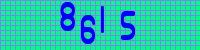 Blue Captcha Image