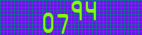 Blue Captcha Image