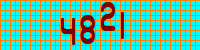 Blue Captcha Image