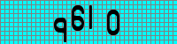 Blue Captcha Image