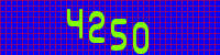 Blue Captcha Image