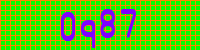 Blue Captcha Image