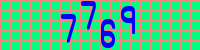 Blue Captcha Image