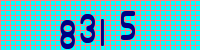 Blue Captcha Image