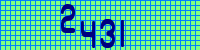 Blue Captcha Image