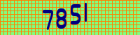 Blue Captcha Image