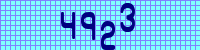 Blue Captcha Image