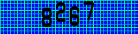 Blue Captcha Image