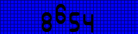 Blue Captcha Image