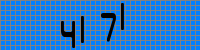 Blue Captcha Image