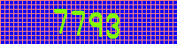 Blue Captcha Image