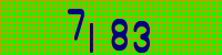 Blue Captcha Image