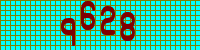 Blue Captcha Image