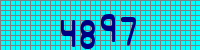 Blue Captcha Image