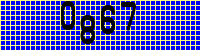 Blue Captcha Image