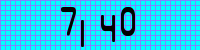 Blue Captcha Image